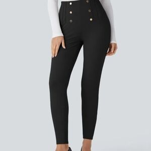 HALARA Black Skinny High-Waisted Pants